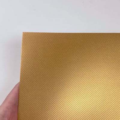 TINY DIAMONDS Matte Foil Cardstock (embossed foil surface) by Encore - 12x12 Cardstock shop - gold foil- foil cardstock
