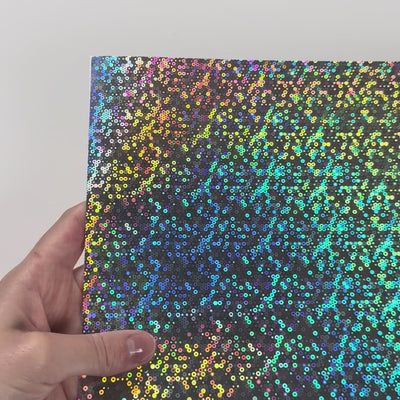 CONFETTI RINGS Holographic - 12x12 Cardstock - Encore