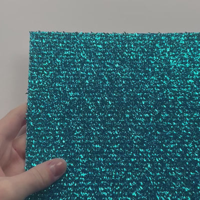 TURQUOISE WATER - TURQUOISE Tinsel Cardstock - specialty cardstock - 12x12 Cardstock Shop- Tinsel Cardstock 