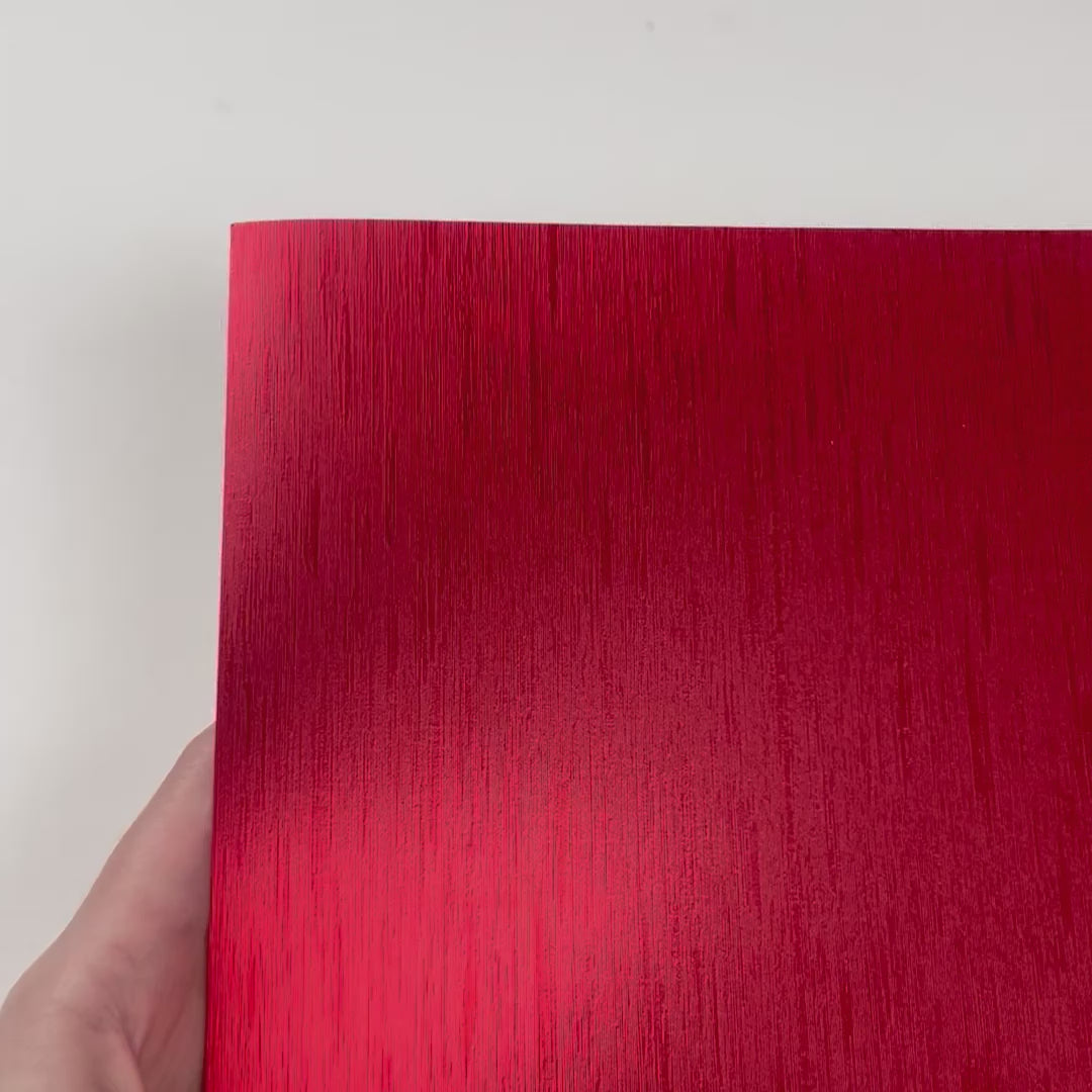 Encore Brushed Red Foil Cardstock - 12x12 Cardstock shop - 12x12 Cardstock - red foil - brushed foil