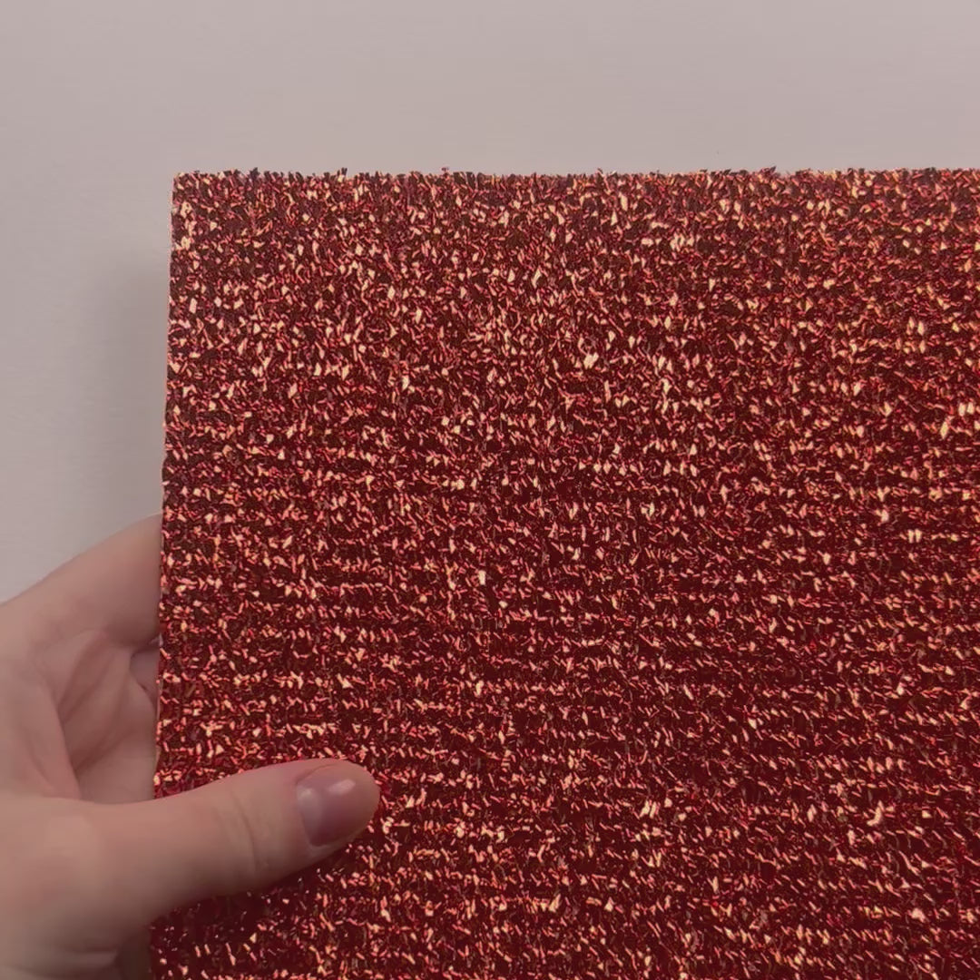 ORANGE BLAZE - Orange Tinsel Cardstock - specialty cardstock - 12x12 Cardstock Shop- Tinsel Cardstock 