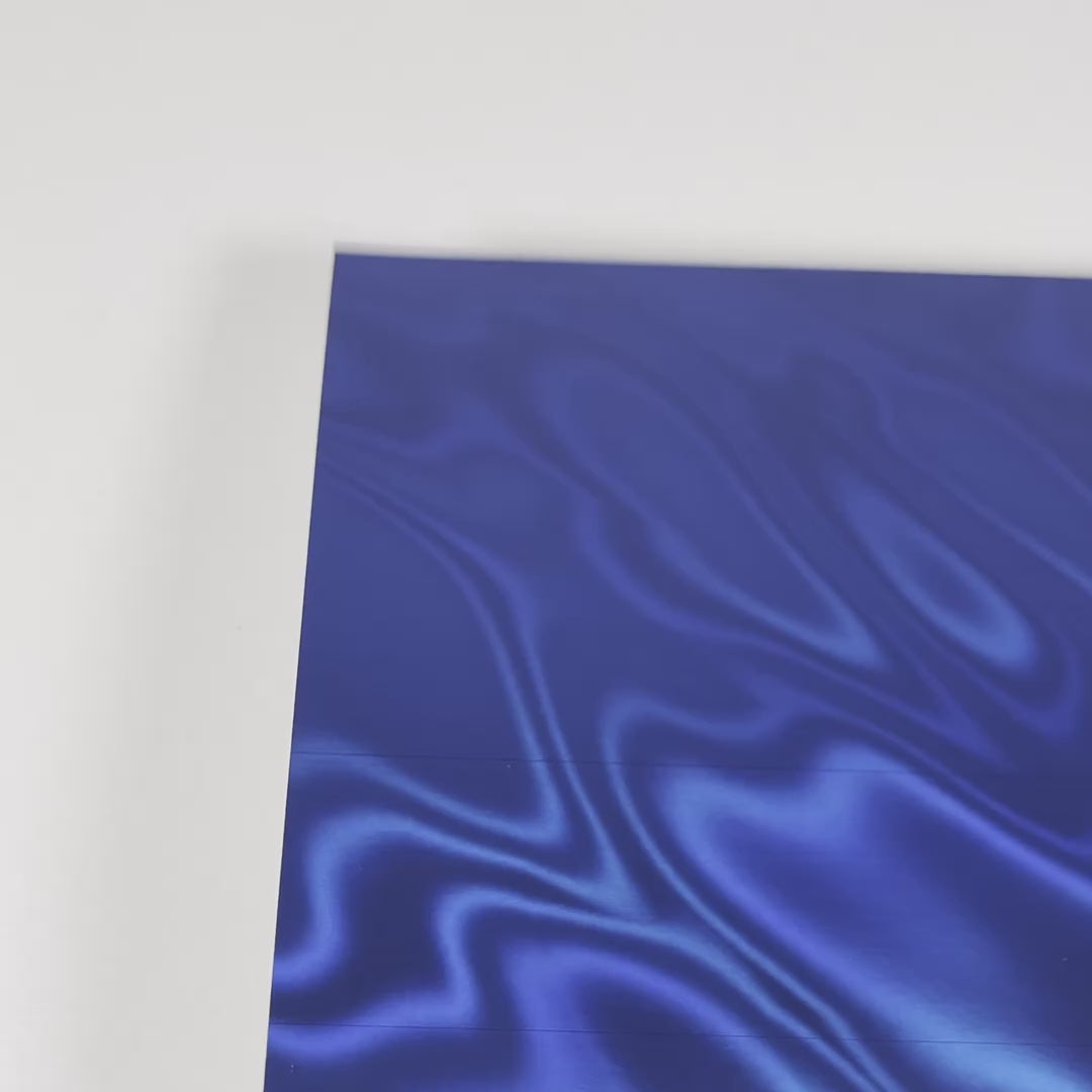 Blue Holographic Cardstock Mirri Lava Blue