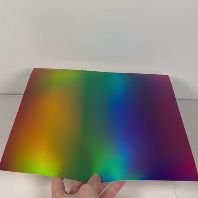 Rainbow Foil Cardstock - rainbow Matte Foil Cardstock - foil Cardstock - 12x12 Cardstock - 12x12 Cardstock Shop - ENCORE