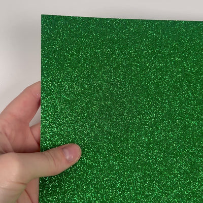 EMERALD Glitter Luxe Cardstock - 12x12 Cardstock Shop - 12x12 Cardstock - GREEN glitter Cardstock - Encore