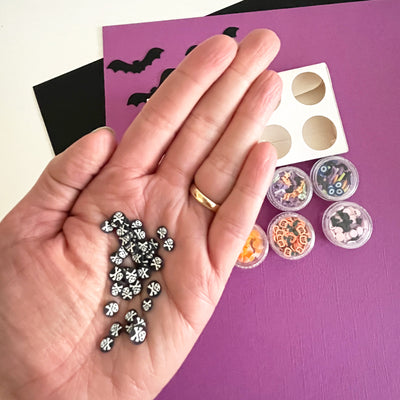 Halloween shaker bits for homemade Halloween shaker cards
