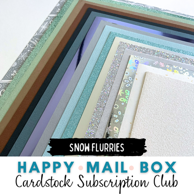 LYNETTE'S HAPPY MAIL BOX - Monthly Cardstock Subscription Box (Free Shipping)