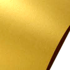 Fine Gold Neenah Stardream. Gold cardstock with a fine pearlescent finish.