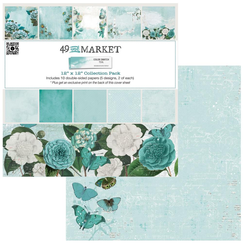 COLOR SWATCH: TEAL 12X12 Collection Kit - 49 AND MARKET