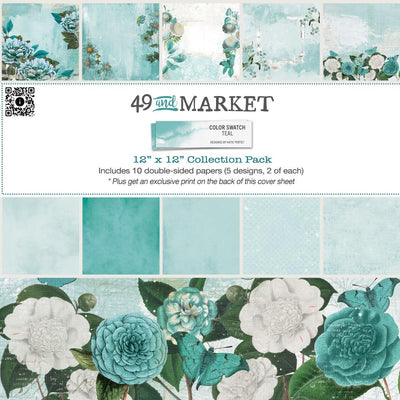 COLOR SWATCH: TEAL 12X12 Collection Kit - 49 AND MARKET