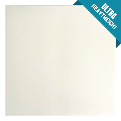 Ultra heavyweight cream cardstock for papercrafts. Sturdy art paper for crafters in a creamy white. 