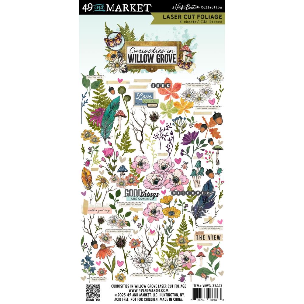 Four sheets of decorative laser cuts with floral and nature-themed designs.