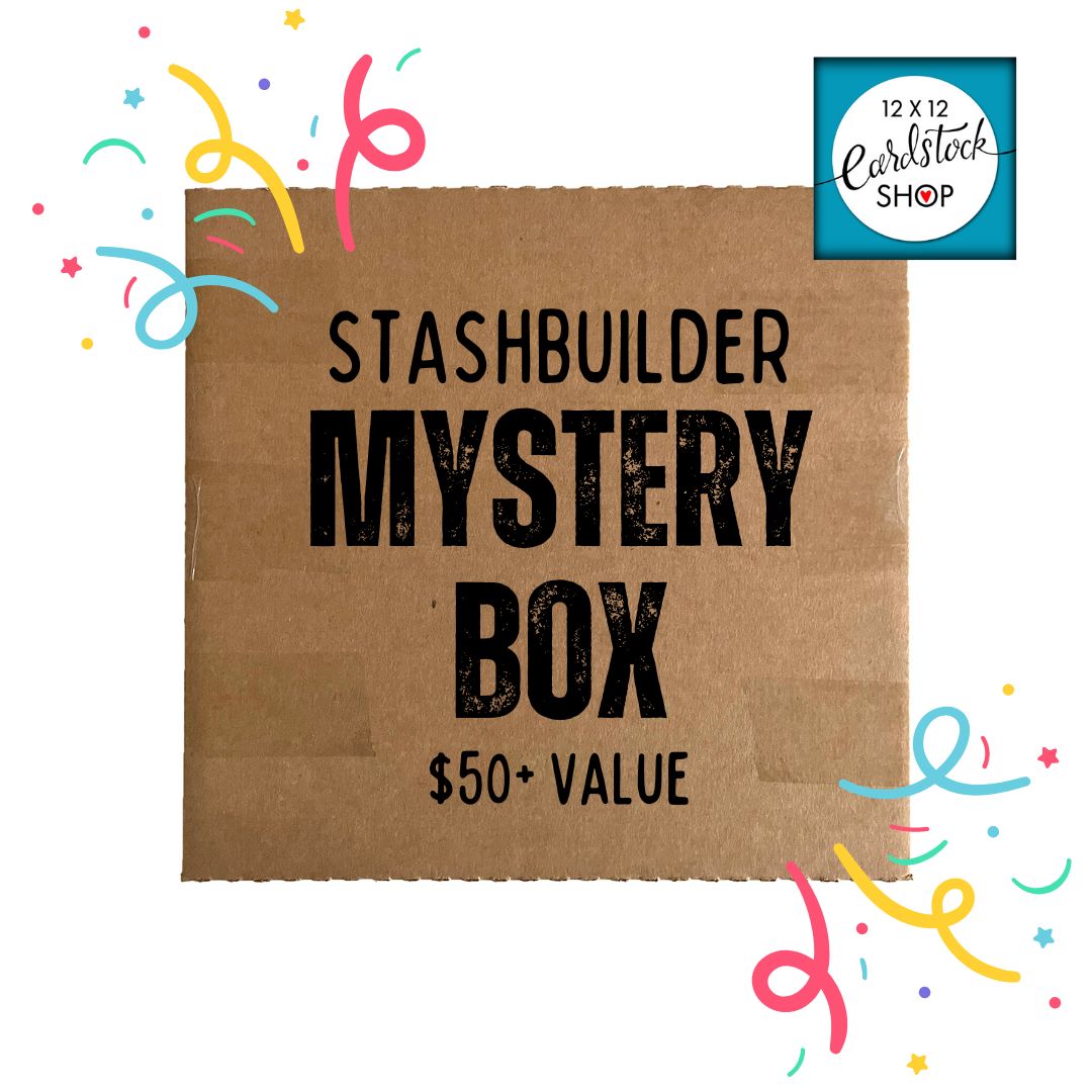 STASHBUILDER MYSTERY CARDSTOCK BOX – The 12x12 Cardstock Shop
