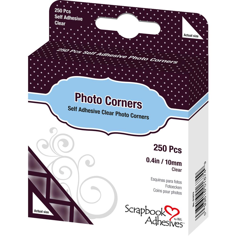 Clear self Adhesive Photo Corners.