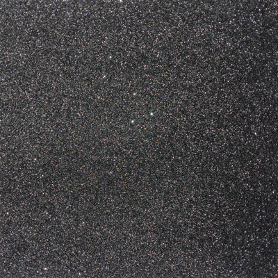 STARRY NIGHT Glitter Luxe Cardstock - 12x12 Cardstock Shop - 12x12 Cardstock - LIGHT BLACK glitter Cardstock - Encore