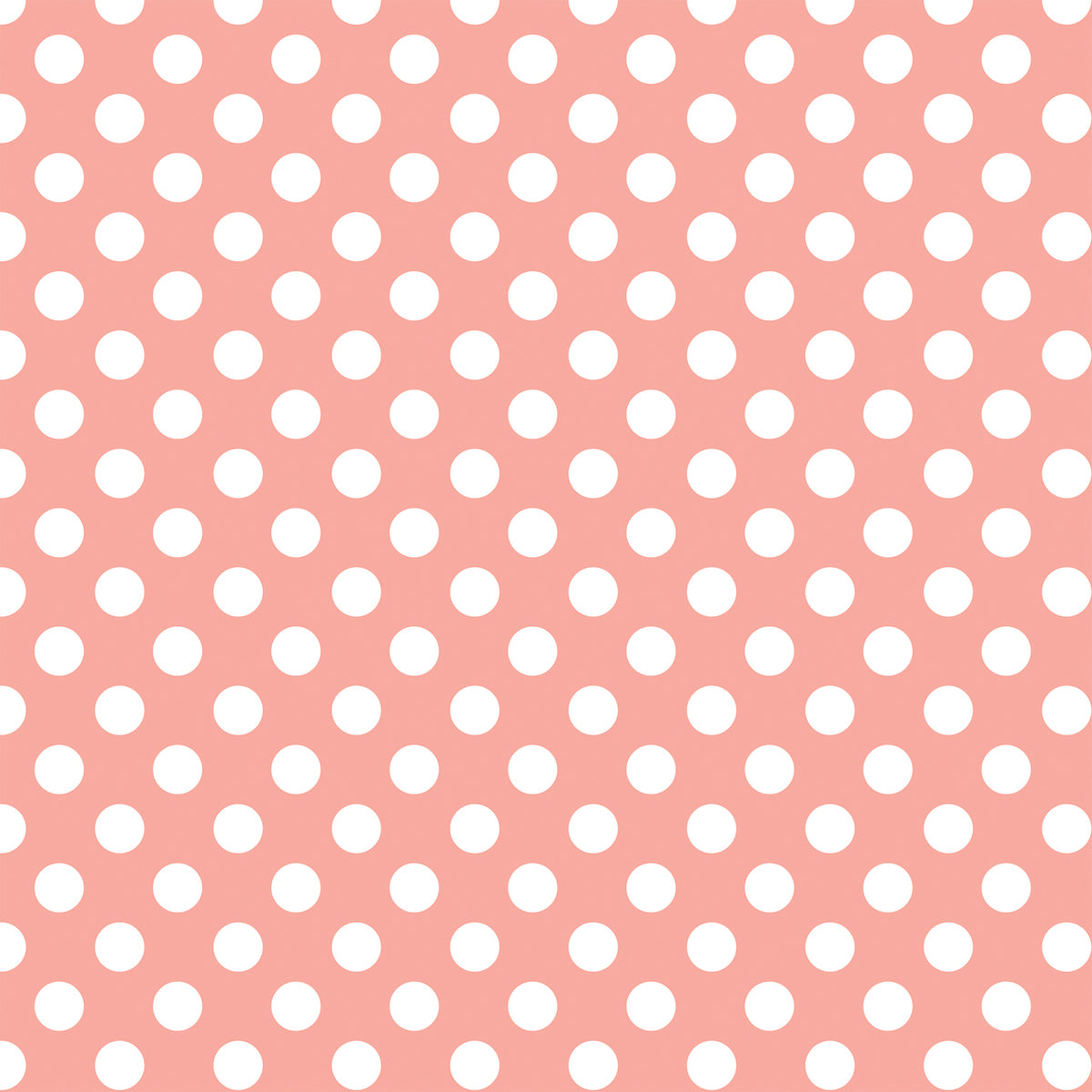 White dots on peach background - 12x12 cardstock from Echo Park Paper Co.