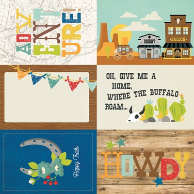HOWDY! 4x6 ELEMENTS - 12x12 Double-Sided Patterned Paper - Simple Stories