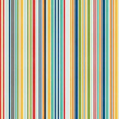 Side B - stripes in a rainbow of colors