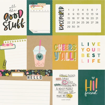 DECEMBER - 12x12 Double-Sided Patterned Paper - Simple Stories