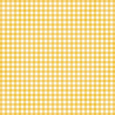 YELLOW GINGHAM - 12x12 Double-Sided Patterned Paper - Simple Stories