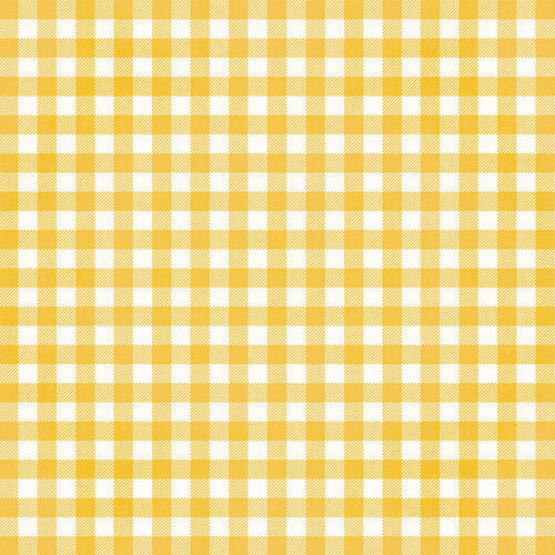 YELLOW GINGHAM - 12x12 Double-Sided Patterned Paper - Simple Stories