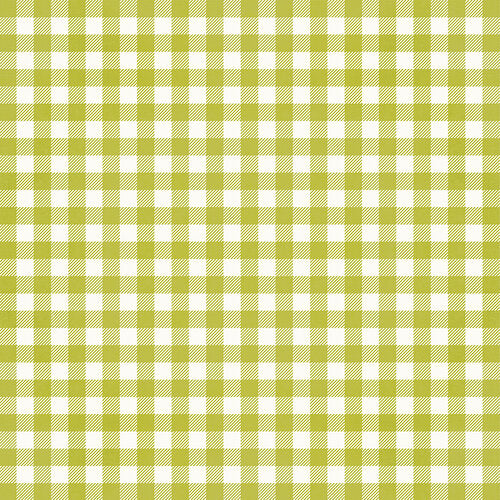 GREEN GINGHAM - 12x12 Double-Sided Patterned Paper - Simple Stories
