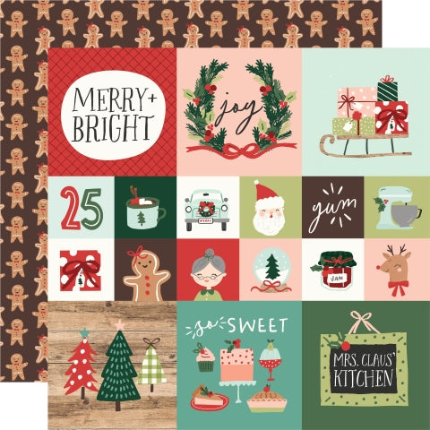 Salutations Christmas Cardstock Stickers 12X12-Elements - 793888026209