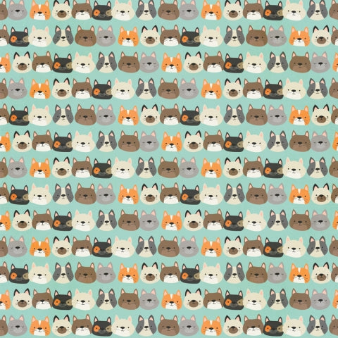 NICE KITTY - 12x12 Double-Sided Patterned Paper - Simple Stories
