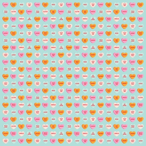 HEART EYES 3X4 ELEMENTS - 12x12 Double-Sided Patterned Paper - Simple Stories