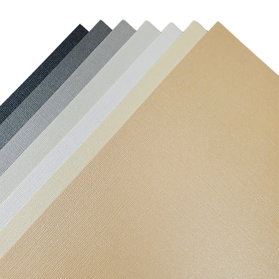 Two sheets each of six colors from the Bazzill Bling Collection Bling cardstock has a shimmery mica-coated finish on canvas texture