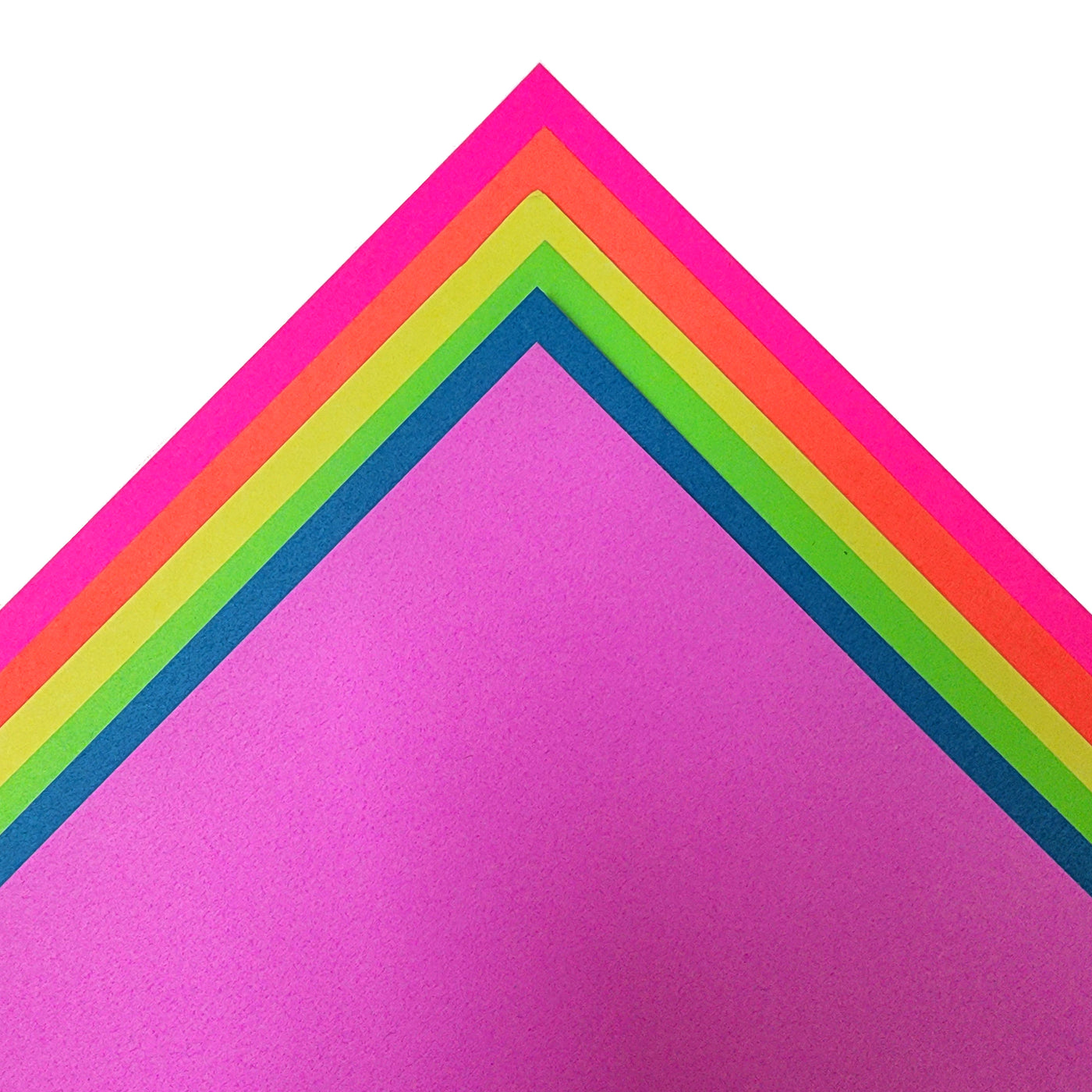 Neon Smoothies assortment includes two (2) each of six (6) shades of bright neon colors of Bazzill smoothies cardstock.