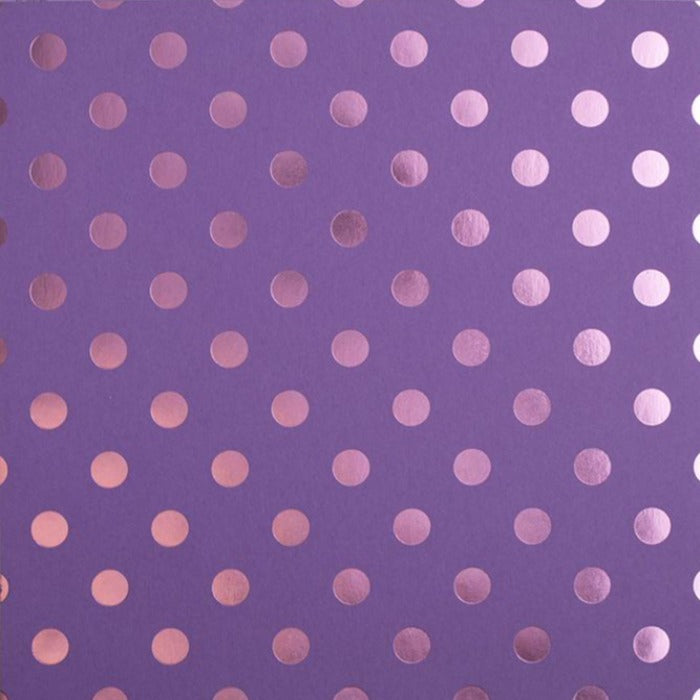 Tone-on-tone, heavyweight GUMMY BEAR FOIL DOT 12x12 cardstock from Bazzill Trends