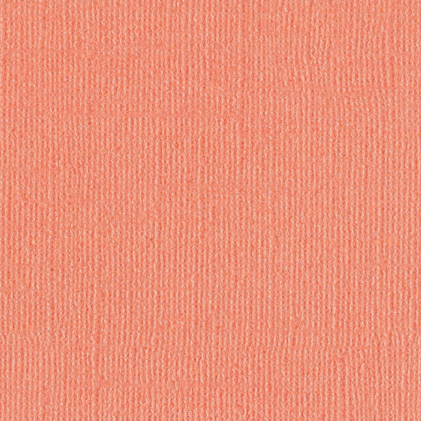 PERKY coral pink Bazzill Bling 12x12 cardstock with shimmery mica coating
