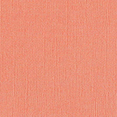 PERKY coral pink Bazzill Bling 12x12 cardstock with shimmery mica coating