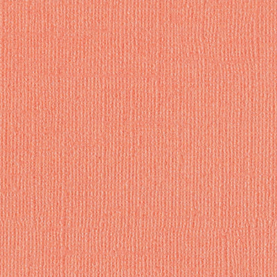 PERKY coral pink Bazzill Bling 12x12 cardstock with shimmery mica coating