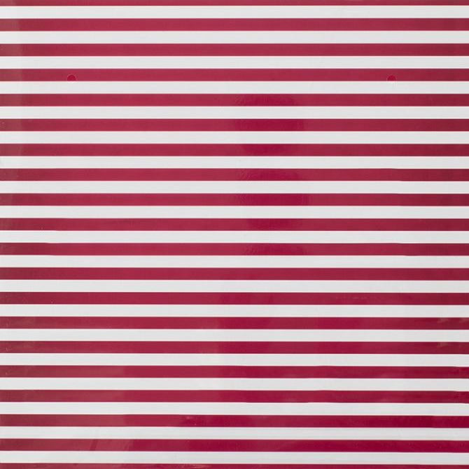 12x12 clear acetate sheet with pomegranate red stripes by Bazzill Specialty Paper