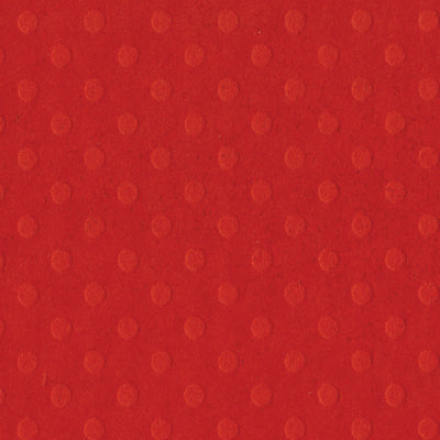 Light Red Dotted Swiss Cardstock - 12x12 inch - embossed, geometric design - Bazzill Basics