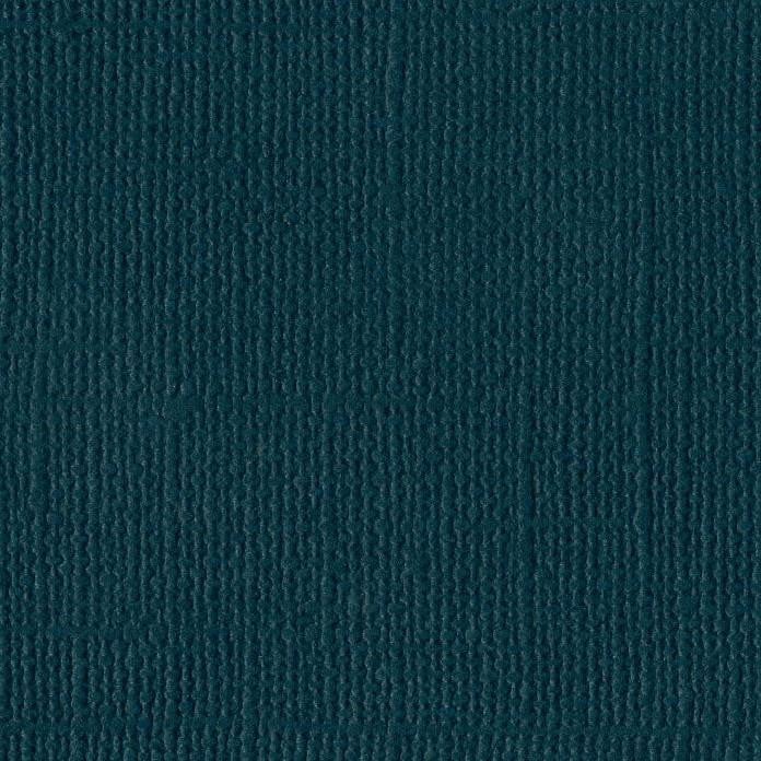 Bazzill Mysterious Teal - dark teal cardstock - 12x12 inch - 80 lb - textured scrapbook paper