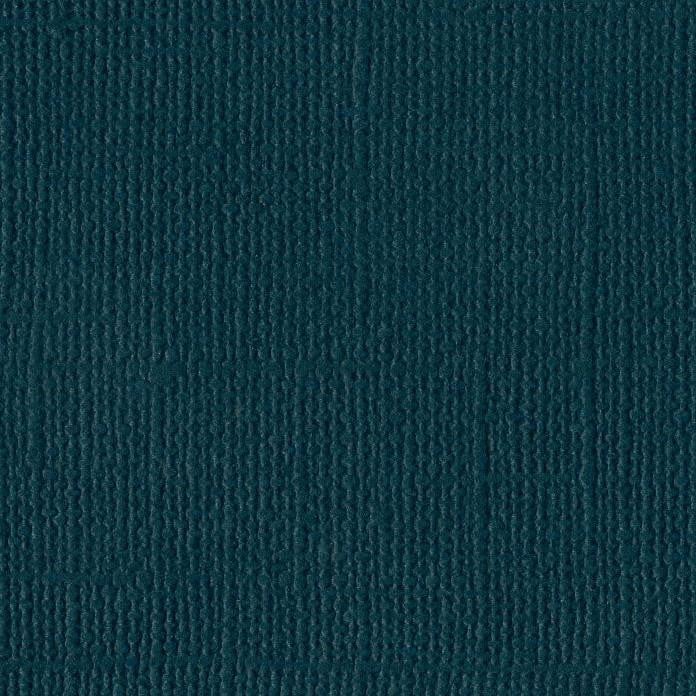 Bazzill Mysterious Teal - dark teal cardstock - 12x12 inch - 80 lb - textured scrapbook paper