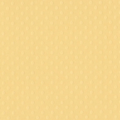 CORNMEAL 12x12 Dotted Swiss cardstock - Bazzill Basics Paper - soft yellow in color