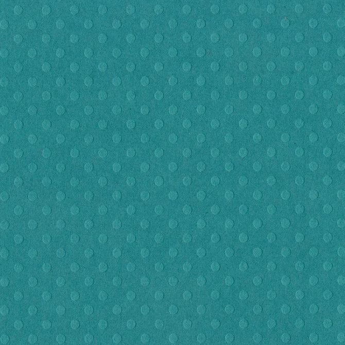 MERMAID Dotted Swiss 12x12 cardstock - Bazzill Basics Paper - deep aqua blue in color