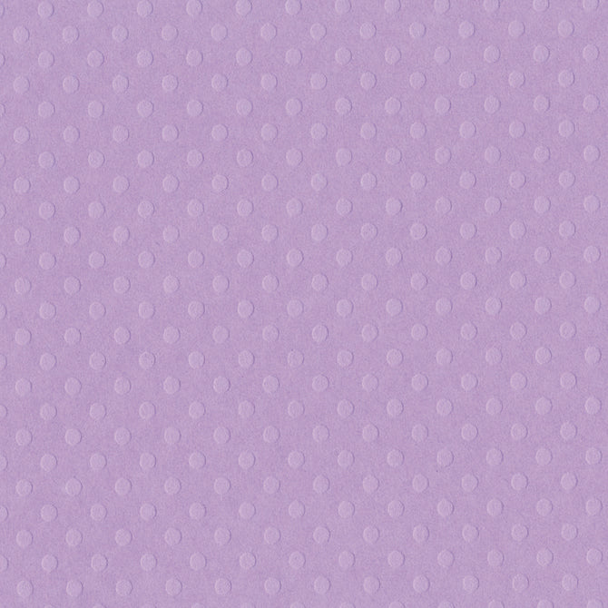 BERRY PRETTY light  purple Dotted Swiss cardstock - 12x12 - embossed dot geometric pattern - Bazzill Basics