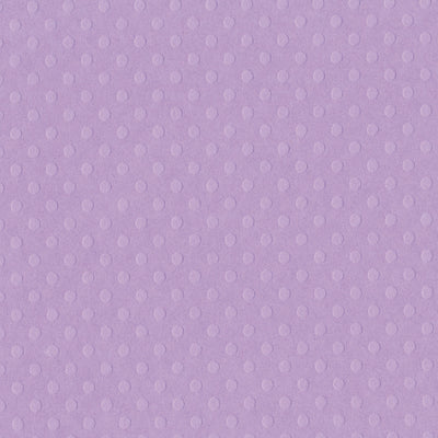 BERRY PRETTY light  purple Dotted Swiss cardstock - 12x12 - embossed dot geometric pattern - Bazzill Basics