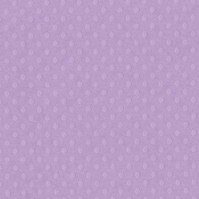 BERRY PRETTY light  purple Dotted Swiss cardstock - 12x12 - embossed dot geometric pattern - Bazzill Basics