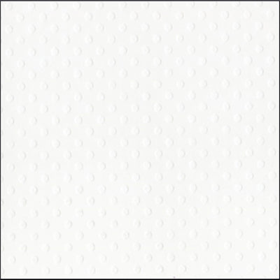 SALT white Dotted Swiss 12x12 cardstock with embossed dot geometric pattern - by Bazzill