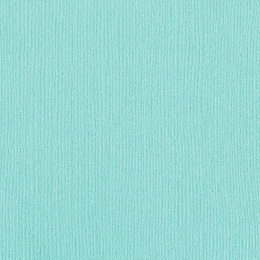 Bazzill ARUBA turquoise cardstock - 12x12 inch - 80 lb - textured scrapbook paper
