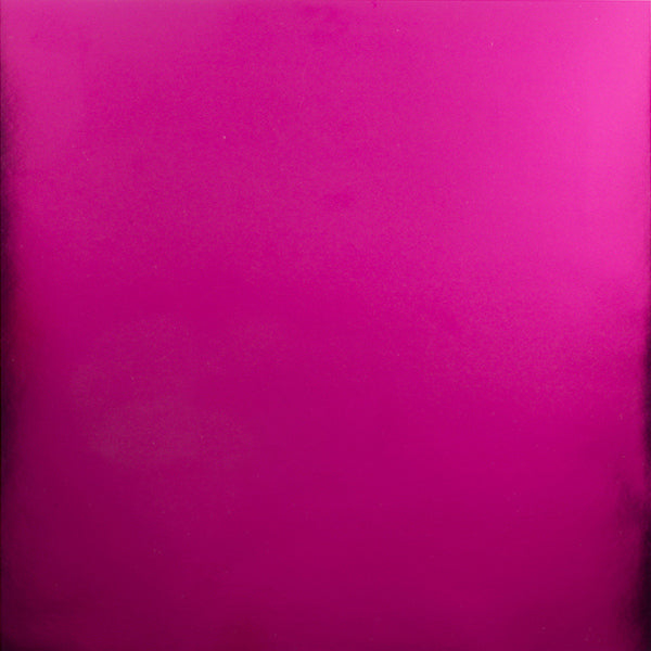 HOT PINK 12x12 Foil Board from Bazzill Specialty Paper