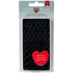 Black adhesive dots from Sticky Thumb