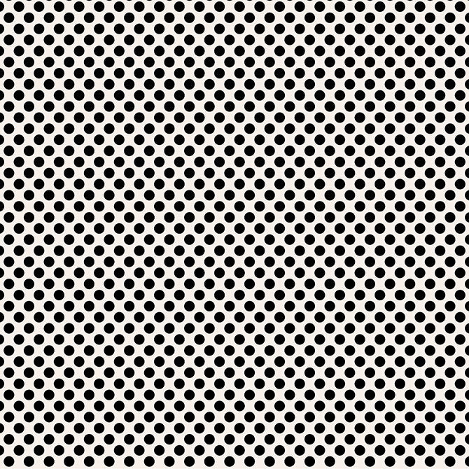 12x12 cardstock with black dots on ivory background - by Coredinations