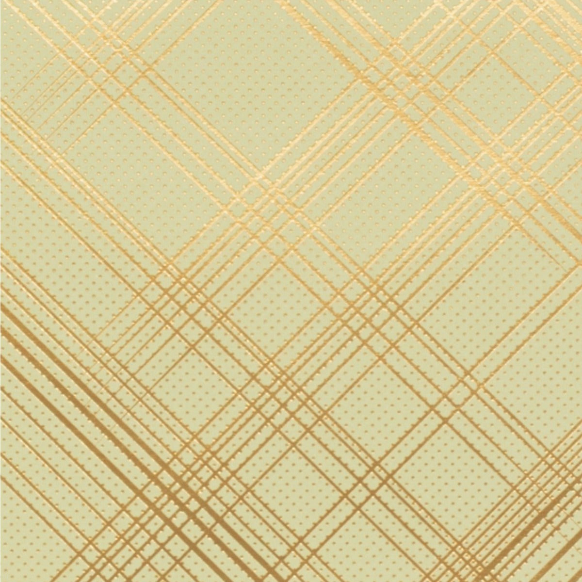 GOLD FOIL LINES on mint-colored 12x12 cardstock - American Crafts specialty paper