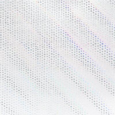 Holographic foil dots on 12x12 clear, white vellum paper by American Crafts